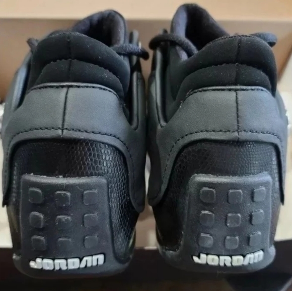 Nike Air Jordan XVIII 18 Low Black GS 5.5Y women's sz 7 OG metallic silver - Picture 5 of 10